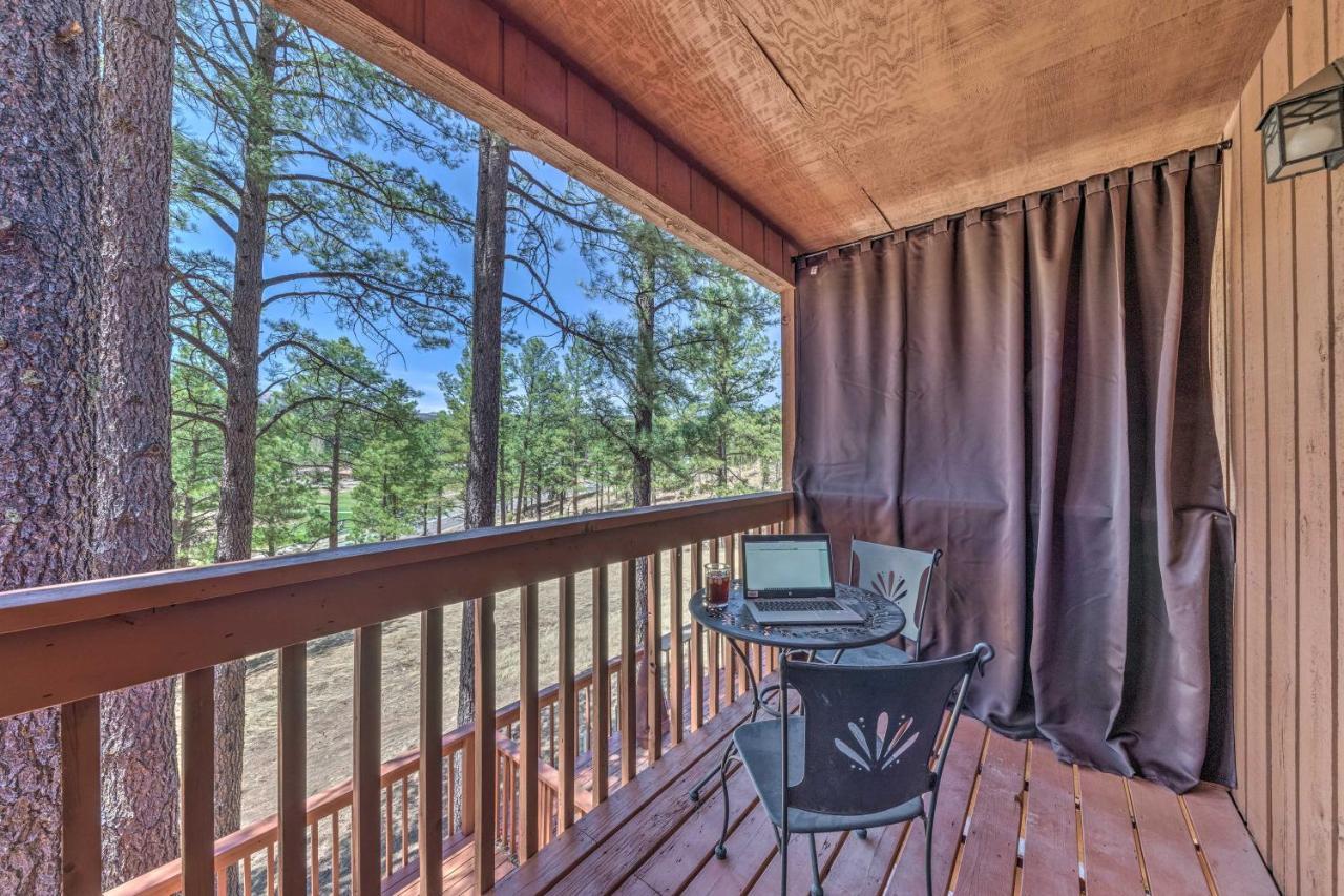 Forested Ruidoso Condo With Deck And Fireplace! Luaran gambar